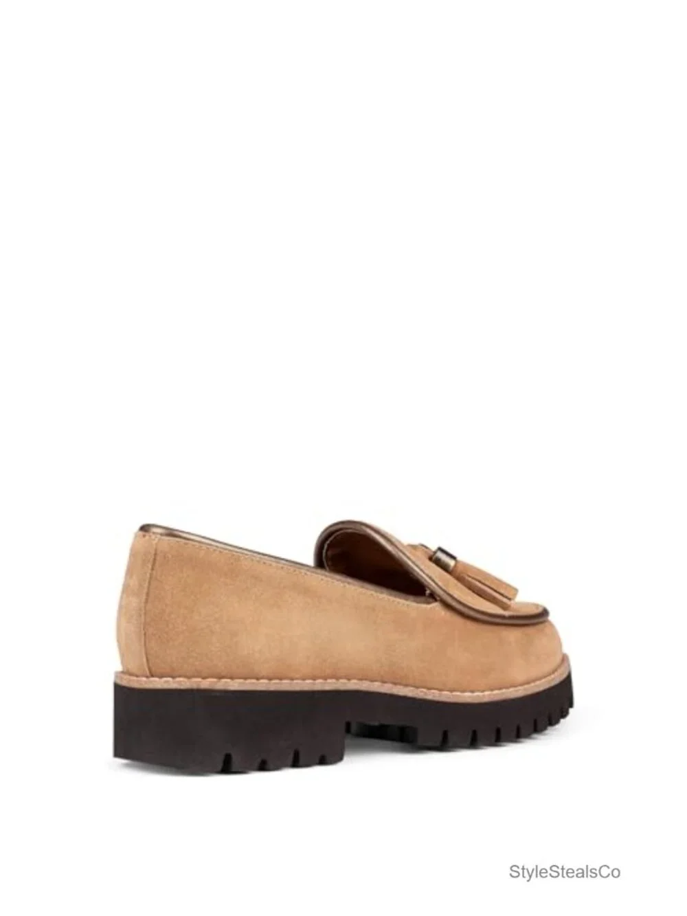 Eclipse Slip-On Loafers with Tassel Trim, Memory Foam Insole
